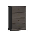 KOMODA JASPIS CZARNY GRAFIT 75,5×110