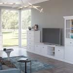 STOLIK RTV LAPIS CZARNY GRAFIT+DĄB CRAFT 51×206 - obrazek 2