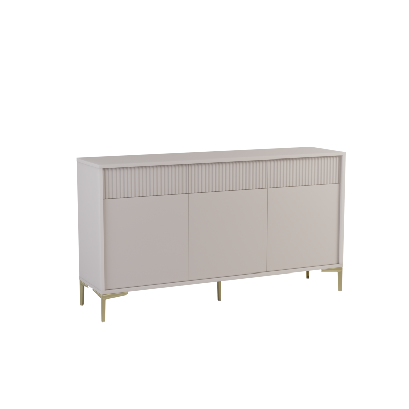 KOMODA DENVER BEIGE 84X152CM