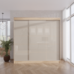 SZAFA PRZESUWNA MEWA LACOBEL 150cm-250cm DĄB WOTAN - obrazek 3